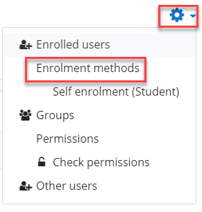 Enrolment methods link