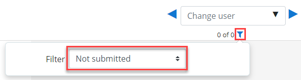 Select the grading filter